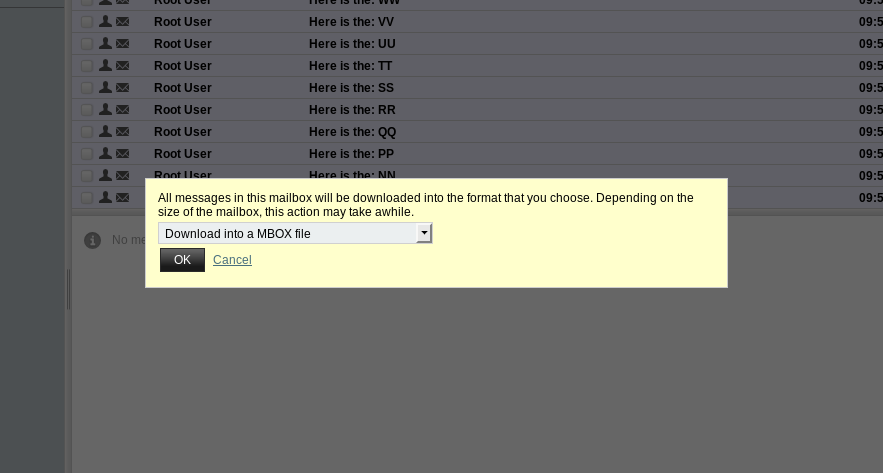 Horde Email Export Horde Email Export