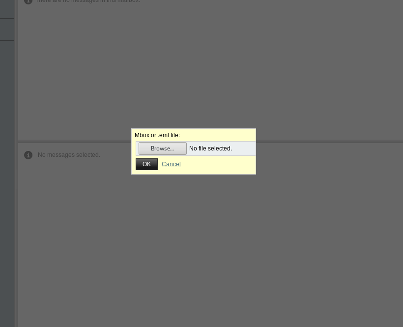 Upload MBOX File Upload MBOX File