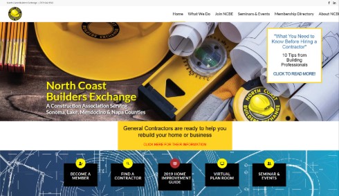 Link to North Coast Builders Exchange website designed by Boylan Point