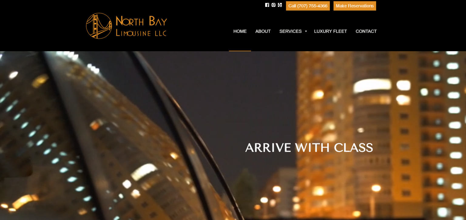 Link to Limo Services Web Design