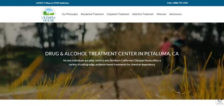 Link to Rehabilitation Center Web Design
